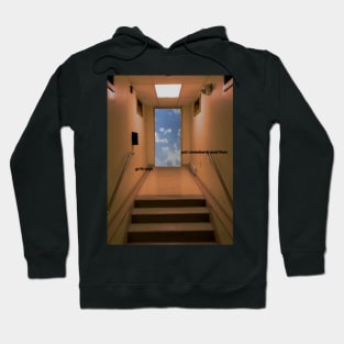 go through that door? - dreamcore, liminal spaces art Hoodie